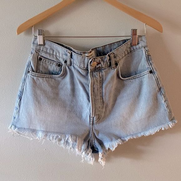 Reformation Pants - Reformation jeans  High Rise Jean Short in Tahoe | light-blue denim shorts